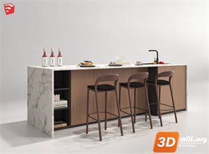 Kitchen island Skp Files